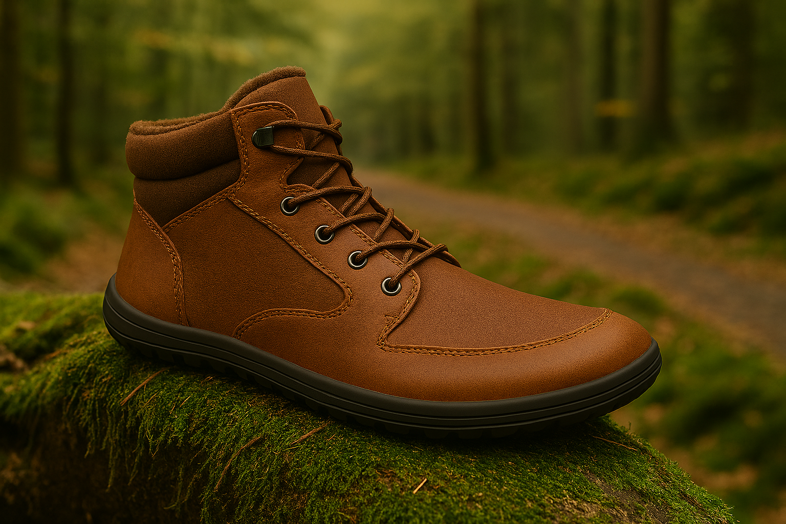 Barfuß-Wanderschuhe Herren Winter – Vegan, Bio & Nachhaltig in Braun, Grün und Blau